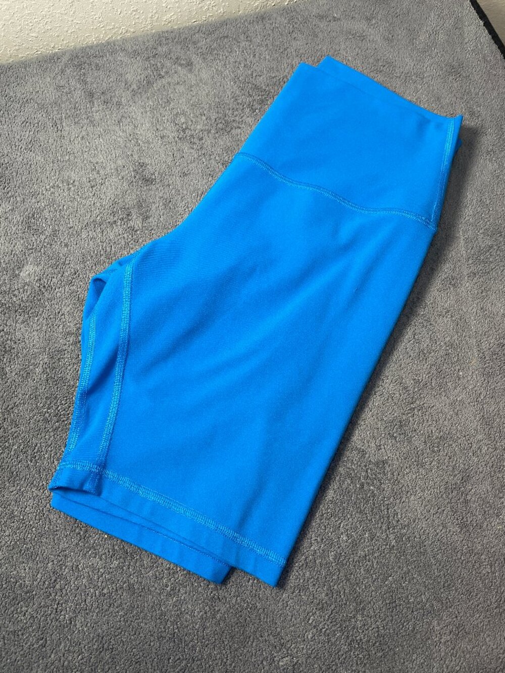 Lululemon Align High Rise Shorts 8 inch Size 8 Poolside Blue